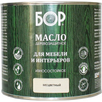 Масло для дерева, мебели и интерьеров Бор бесцветное, 1,7 кг 4690417074242