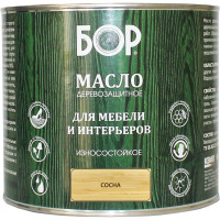 Масло для дерева, мебели и интерьеров Бор сосна, 1,7 кг 4690417074365