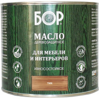 Масло для дерева, мебели и интерьеров Бор тик, 1,7 кг 4690417074280