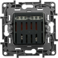 Терморегулятор для тёплого пола Legrand Etika с внешним датчиком в комплекте 16А 230В алюминий 672430