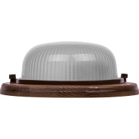 Светильник TDM ELECTRIC НПБ1301 венге круг 60Вт IP54 SQ0303-0431