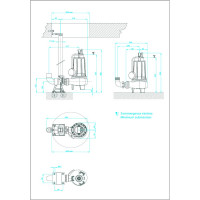 Погружной фекальный насос Dreno Pompe COMPATTA 4 T 2000034