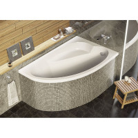 Асимметричная ванна Alex Baitler NERO R 150x95