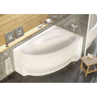 Асимметричная ванна Alex Baitler NERO R 150x95