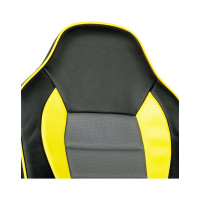Игровое кресло Helmi HL-S08 Rally экокожа черная/серая/желтая 297636