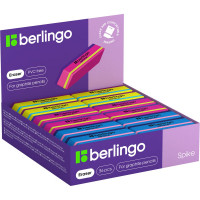 Ластик BERLINGO Spike скошенный, термопластичная резина, 50х18х9 мм BLc_00011