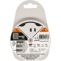 Дюбель ЕВРОПАРТНЕР MULTI 8 + крюк-шуруп d4.1 х L60 ZN, 8 шт. RB2 0156