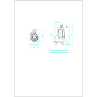 Погружной насос Dreno Pompe  ALPHA V 32 M/G 2000245