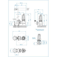 Погружной фекальный насос Dreno Pompe DNA 65-2/150 T 2000835