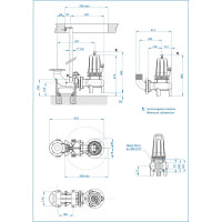 Погружной фекальный насос Dreno Pompe DNA 65-2/220 T 2000855