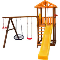 Игровой комплекс (ИК) Perfetto Sport «Pitigliano-3» + качели Паутина СГ000004974