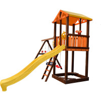 Игровой комплекс (ИК) Perfetto Sport «Pitigliano-3» + качели Паутина СГ000004974