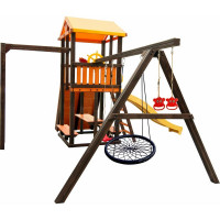 Игровой комплекс (ИК) Perfetto Sport «Bari-8» + качели Паутина СГ000005023