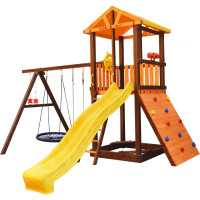 Игровой комплекс (ИК) Perfetto Sport «Pitigliano-5» + качели Паутина СГ000004976