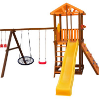 Игровой комплекс (ИК) Perfetto Sport «Pitigliano-5» + качели Паутина СГ000004976