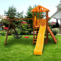Игровой комплекс (ИК) Perfetto Sport «Pitigliano-5» + качели Паутина СГ000004976
