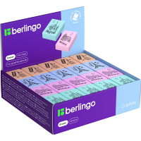 Ластик BERLINGO Capitals прямоугольный, термопластичная резина, ассорти BLc_00460