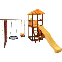 Игровой комплекс (ИК) Perfetto Sport «Pitigliano-11» + качели Паутина СГ000004993