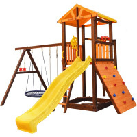 Игровой комплекс (ИК) Perfetto Sport «Pitigliano-8» + качели Паутина СГ000004982