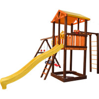 Игровой комплекс (ИК) Perfetto Sport «Pitigliano-6» + качели Паутина СГ000004980