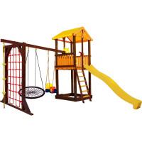 Игровой комплекс (ИК) Perfetto Sport «Pitigliano-9» + качели Паутина СГ000004992