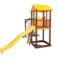 Игровой комплекс (ИК) Perfetto Sport «Pitigliano-9» + качели Паутина СГ000004992