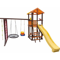 Игровой комплекс (ИК) Perfetto Sport «Bari-11» + качели Паутина СГ000005020