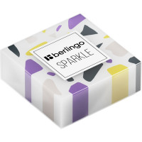 Ластик BERLINGO Sparkle прямоугольный, ассорти, 34х34х12 мм BLc_00500