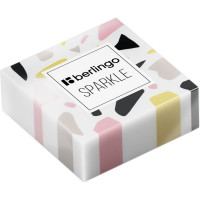 Ластик BERLINGO Sparkle прямоугольный, ассорти, 34х34х12 мм BLc_00500