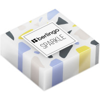 Ластик BERLINGO Sparkle прямоугольный, ассорти, 34х34х12 мм BLc_00500