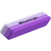 Ластик Berlingo Stripes, прямоугольный, 36 шт в упаковке, скошенный, термопластичная резина, цвета ассорти BLc_00600