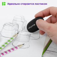 Набор чернографитных карандашей BERLINGO Supertwist HB, 12 шт, круглый, заточенный, точилка, пластиковая упаковка BP00940_12