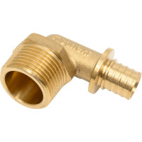 Угольник - переходник SANEXT аксиальный с наружной резьбой, 16мм х 3/4" 4921