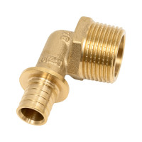 Угольник - переходник SANEXT аксиальный с наружной резьбой, 16мм х 3/4" 4921