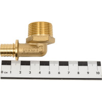 Угольник - переходник SANEXT аксиальный с наружной резьбой, 16мм х 3/4" 4921