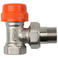 Термостатический клапан SANEXT RV2 угловой Ду15мм, НР-ВР 1/2" 6612