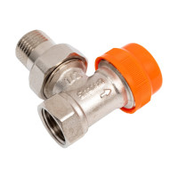 Термостатический клапан SANEXT RV2 угловой Ду15мм, НР-ВР 1/2" 6612