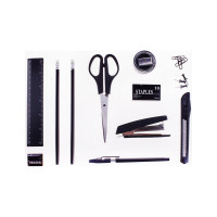 Настольный органайзер карусель OfficeSpace 12 предметов, вращающийся, черный SS155_3194/ 205593