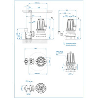 Погружной насос с режущим механизмом Dreno Pompe GT 50/2/152 C.170 2000058