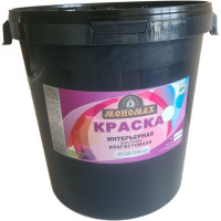 Краска МОНОМАХ интерьерная влагостойкая (супербелая; 40 кг) 2крвл40б