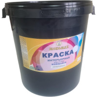 Краска МОНОМАХ интерьерная моющаяся (супербелая; 40 кг) 2крмоющ40б