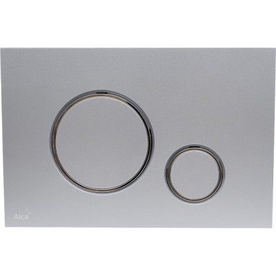 Кнопка управления для скрытых систем инсталляции Alca Plast хром-мат/хром-глянец M772