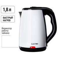 Электрический чайник TDM ELECTRIC Ника 1.8 л, нержавеющая сталь, пластик, 1800 Вт, белый SQ4001-0004