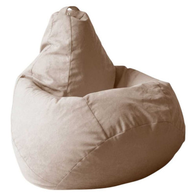 Кресло-мешок DreamBag цвет светло-бежевый Велюр 4XL 5026631