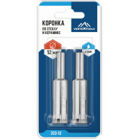 Коронка по стеклу 12 мм vertextools 333-12