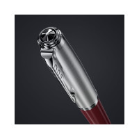 Шариковая ручка Parker 51 Burgundy CT черная, 1.0 мм, поворотный, подарочная упаковка 2123498