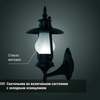 Светильник уличный TDM ELECTRIC "Кантри" 60 Вт, вверх, матовое/черный, Е27 SQ0330-0099