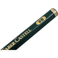 Чернографитный карандаш Faber-Castell Castell 9000 8B, заточенный 119008