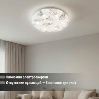 Светильник потолочный светодиодный LED СПС 12 15Вт 4000К D35см, Кристалл TDM ELECTRIC SQ0329-0162