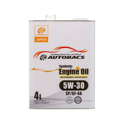 Моторное масло AUTOBACS 5W-30 SYNTHETIC API SP ILSAC GF-6 A00032428